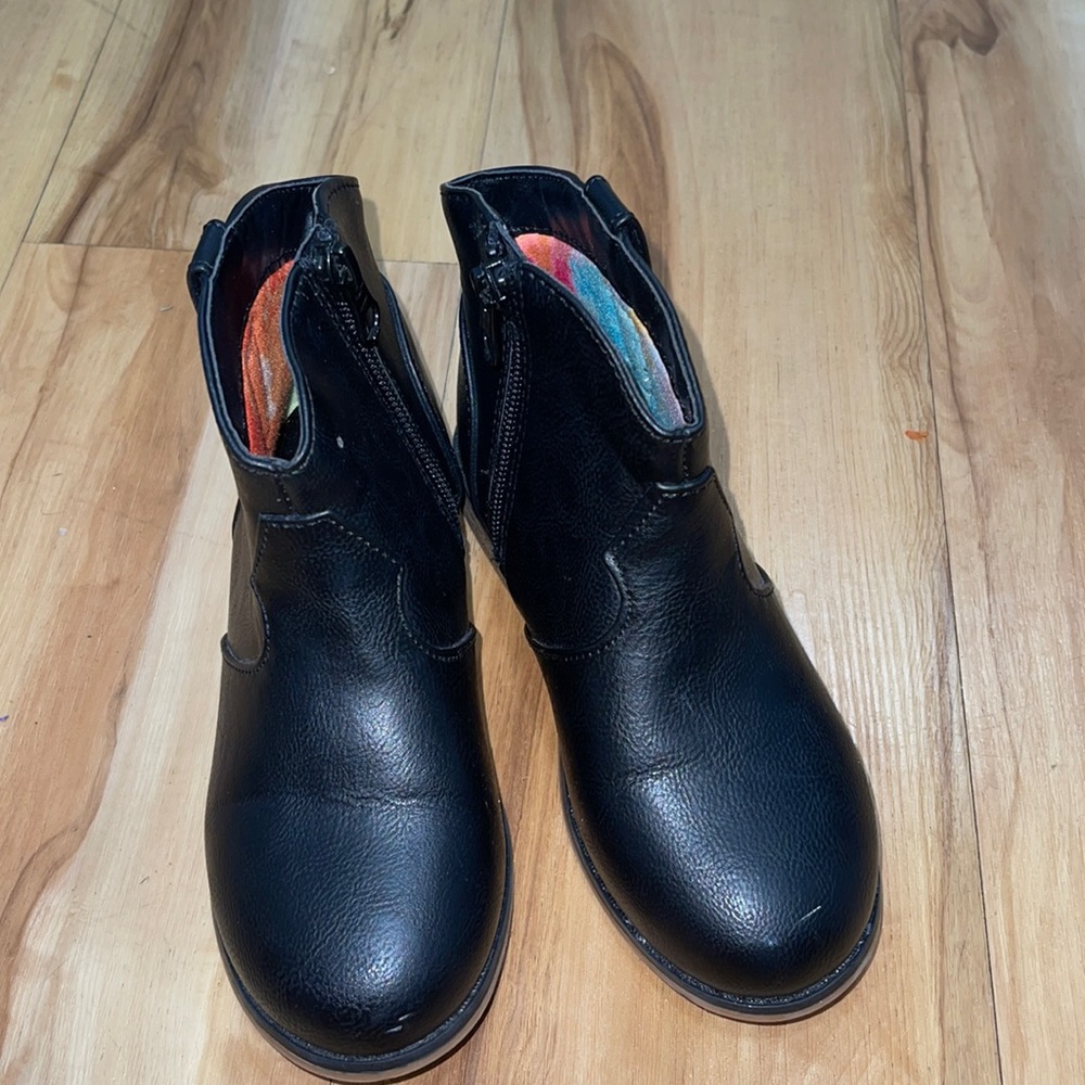 Toddler black boots